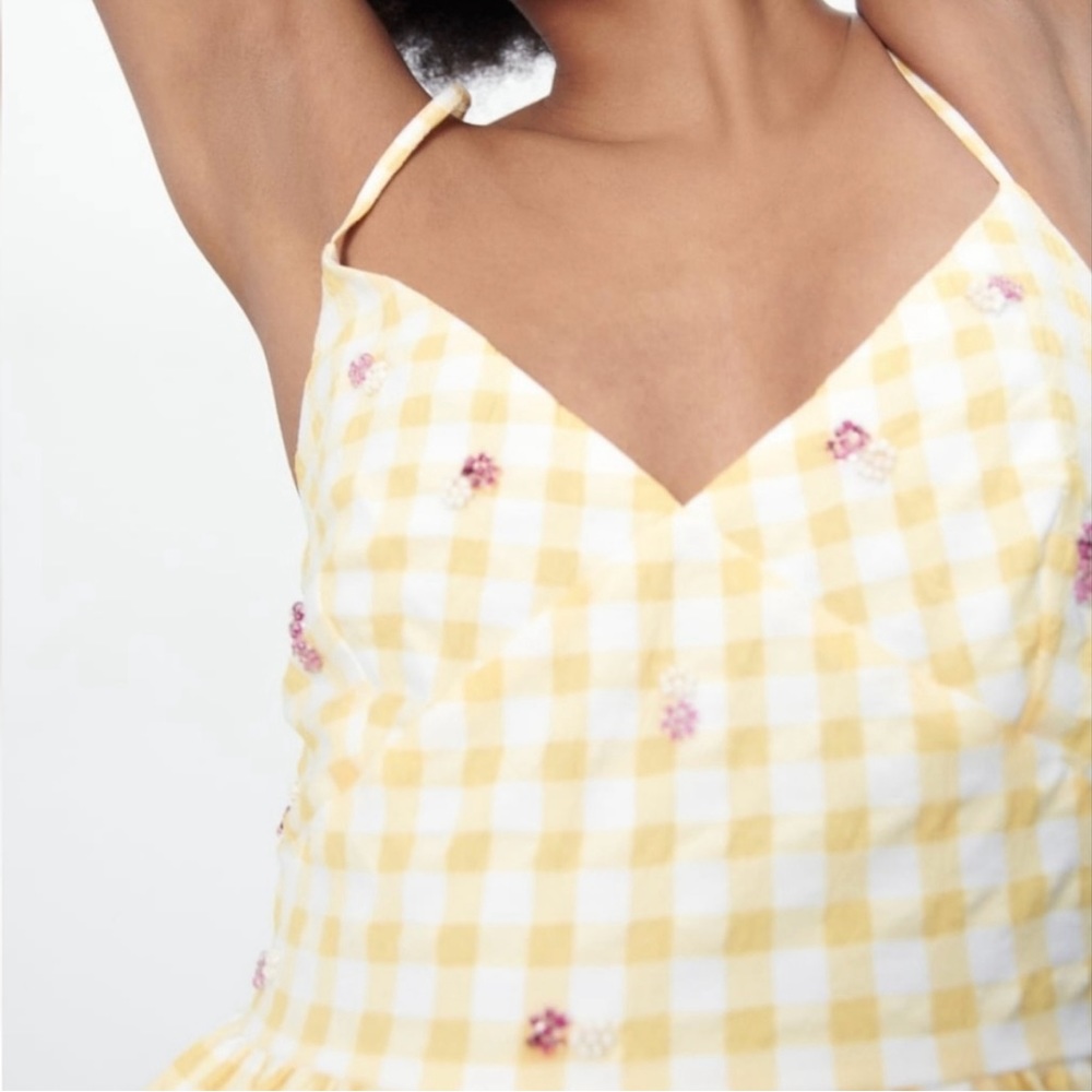 GINGHAM DRESS - Picture 4 of 6
